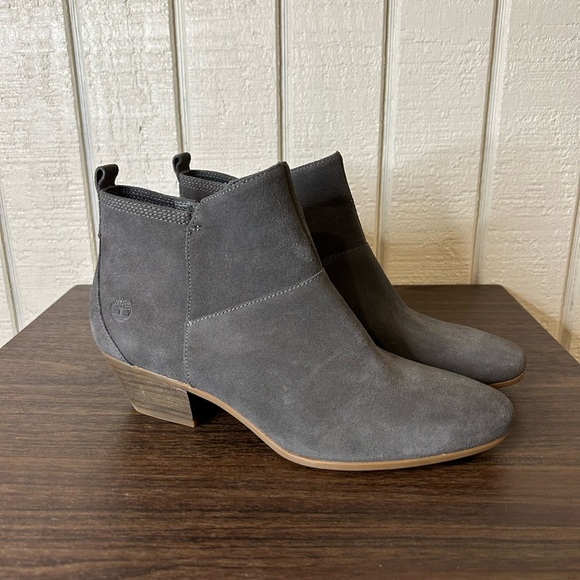 Timberland Carleton Suede Side Zip Ankle Boot, size 8.5. - Picture 1 of 7